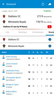 minnesota cricket association iphone screenshot 3