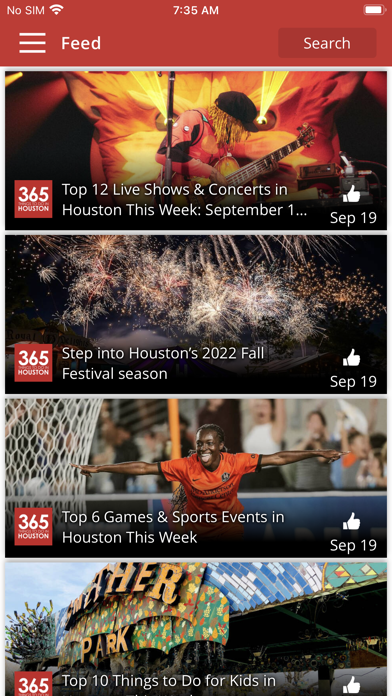365 Things to Do in Houston Screenshot