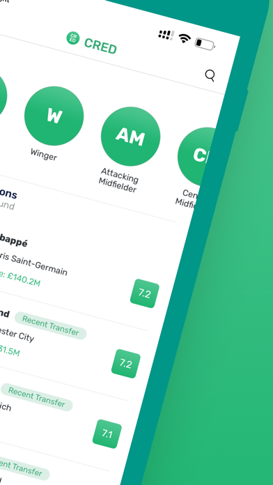 CRED Football (Soccer) Screenshot