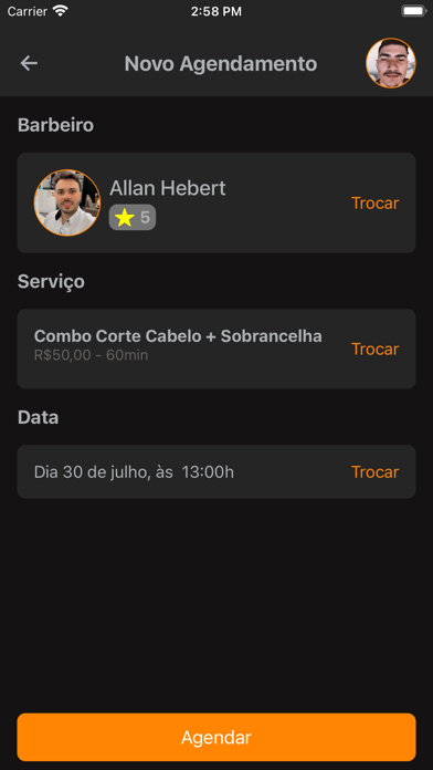 Allan Hebert Barber Shop Screenshot