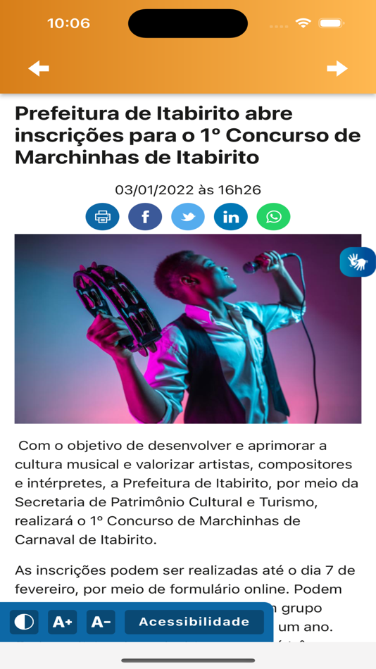 #6. Itabirito Folía (iOS) 由: Municipio de Itabirito