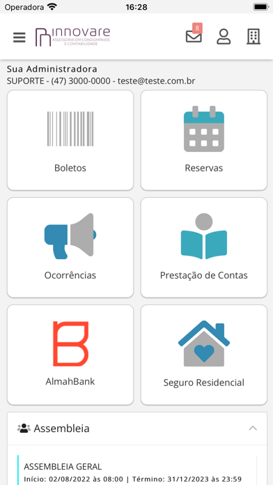 Innovare Condomínios Screenshot