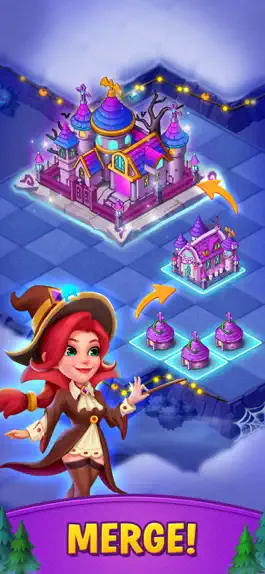 Game screenshot Merge Witches-Fun Puzzle Game mod apk