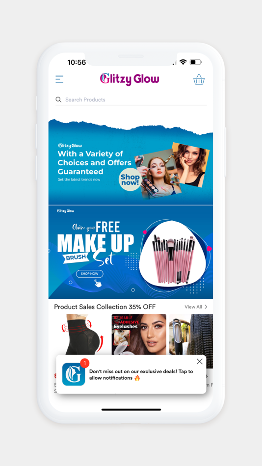 #1. Glitzy Glow App (iOS) De: Scaling Group LLC