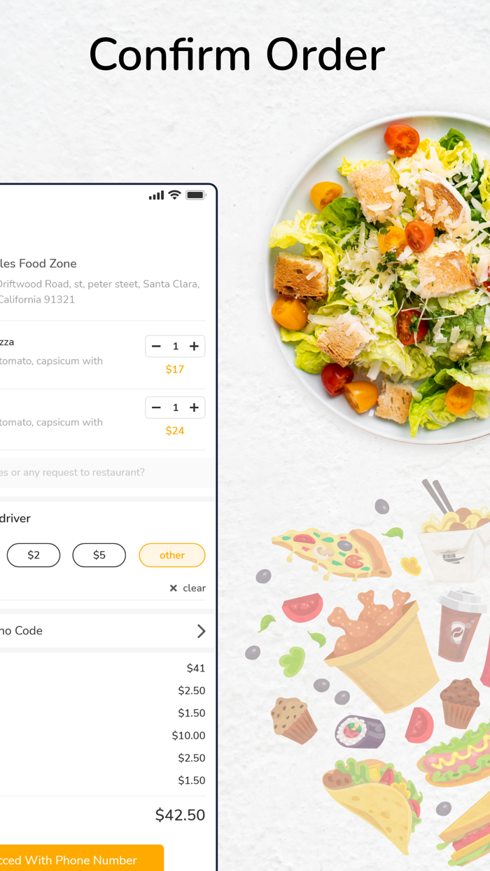 Fox-Food Customer App