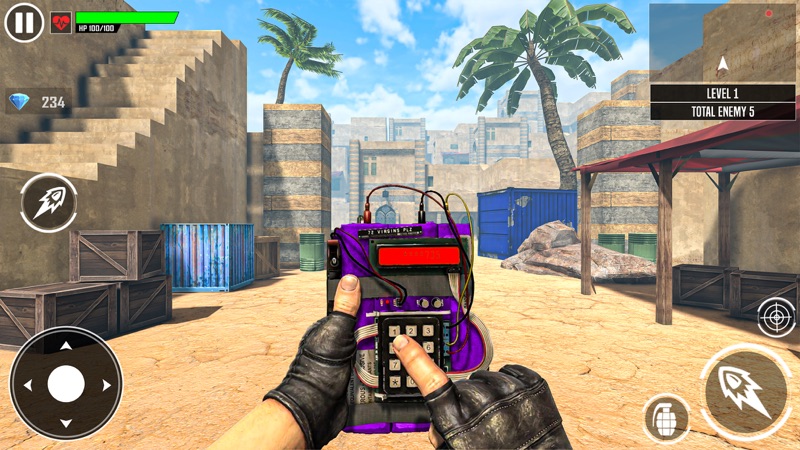 War 3D Battle Fight Gun Games screenshot 3