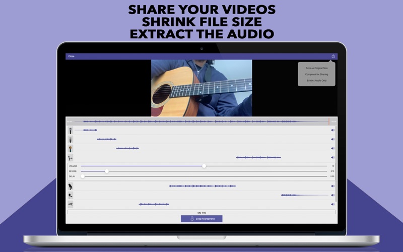 How to cancel & delete micswap video: edit sound + fx 1