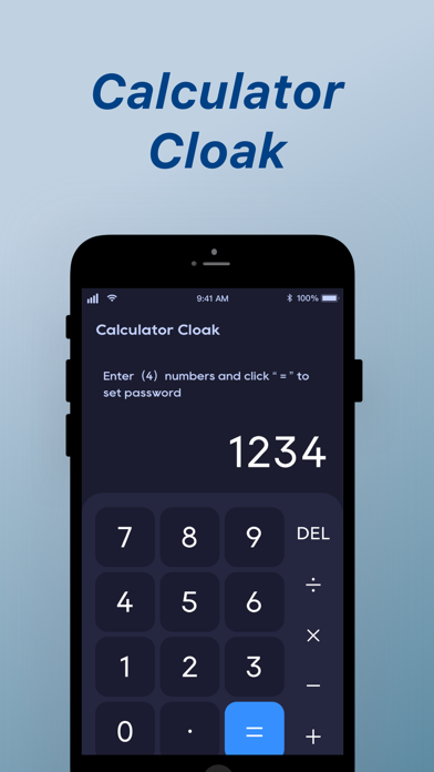 Calculator Cloak-Secret safe Screenshot