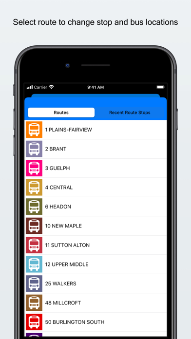 BurlingtonTransit Screenshot
