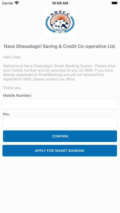 Nava Dhawalagiri Smart Banking Screenshot