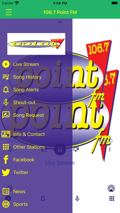 106.7 Point FM Screenshot 2 - AppWisp.com 106.7 Point FM Screenshot 2 - AppWisp.com