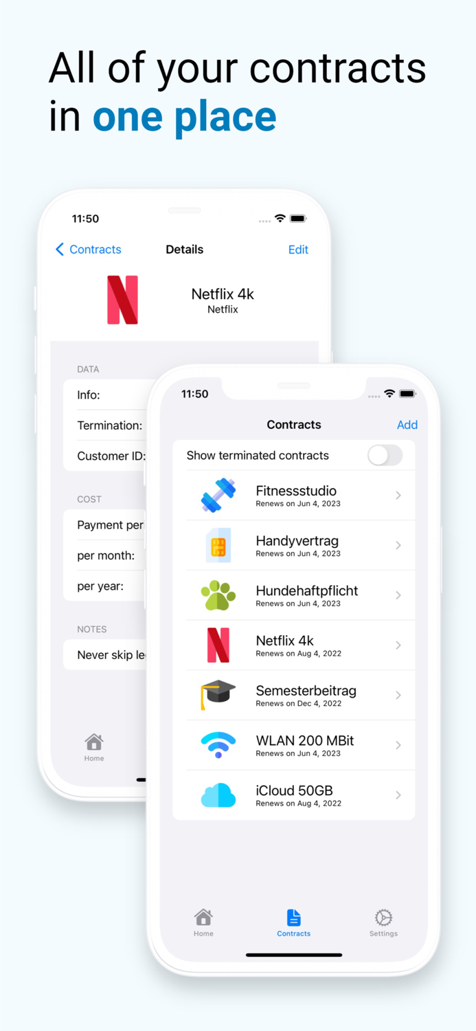 Contrax - Subscription Manager