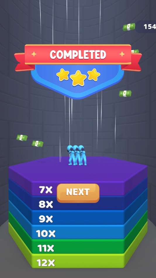 #6. Falling Crowd 3D (iOS) 由: 3A YAPIM VE YAZILIM DANISMANLIK LIMITED SIRKETI