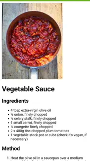 sauce recipes pro iphone screenshot 2
