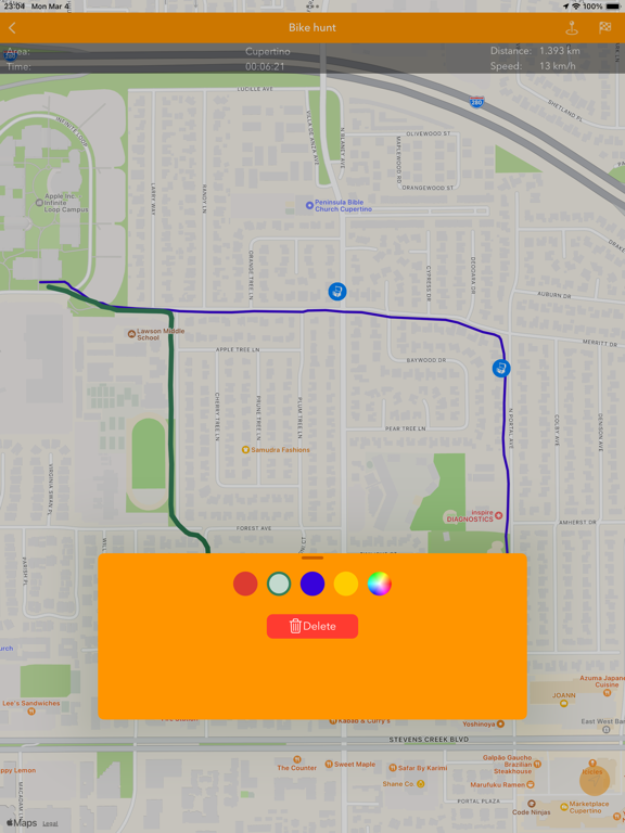 TreasuresHunt iPad screenshot 3 - Navigation app