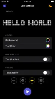led mix: scrolling text banner iphone screenshot 2