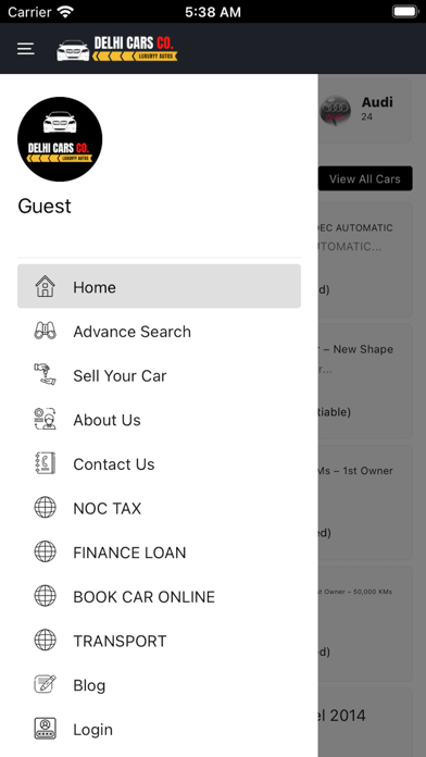 DelhiCarz - Buy Sell Used Cars Screenshot