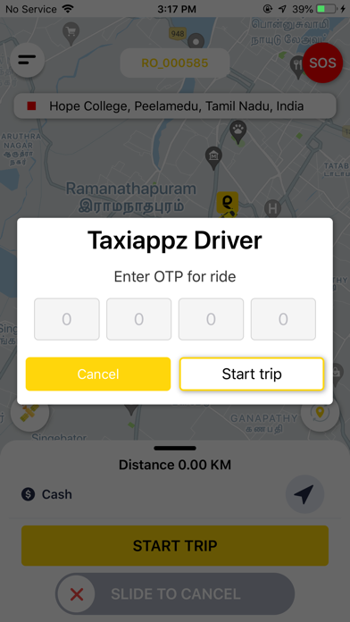 Taxiappz Driver Screenshot