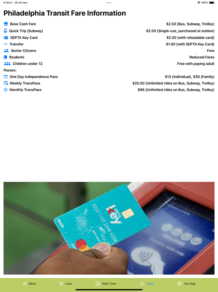 Philadelphia Subway Map