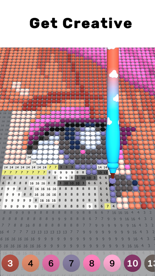 #3. Diamond Painting・Art by Number (iOS) 由: Ilya Morozov