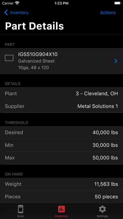 MICS Auto Restock Screenshot