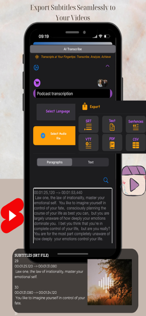 ‎AI Transcribe  Audio, Video Screenshot