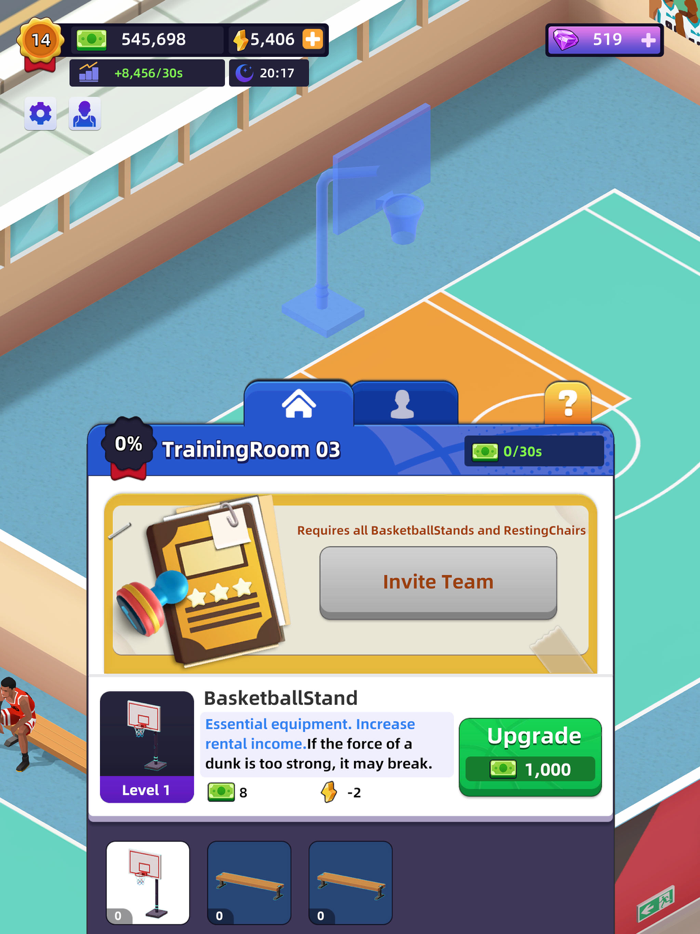Idle Basketball Arena Tycoon