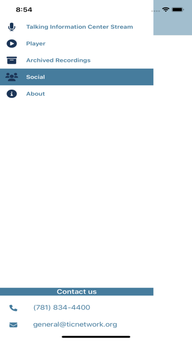 Talking Information Center Screenshot