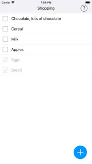 checklist : shopping iphone screenshot 1