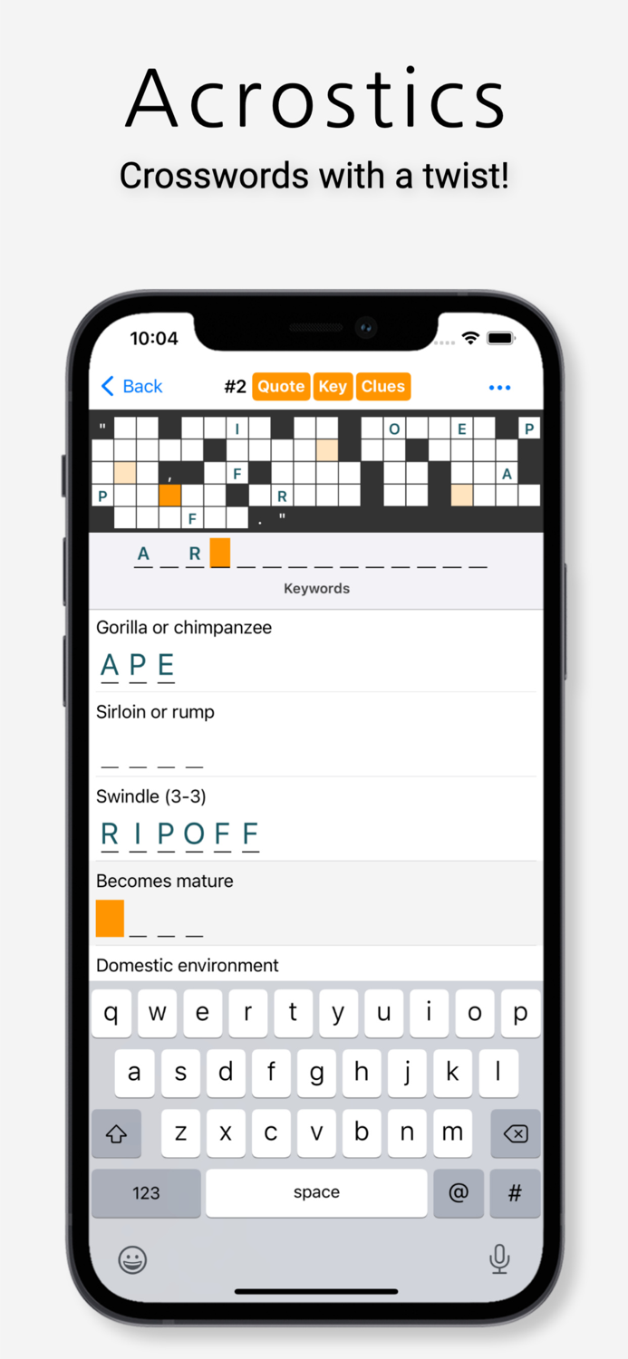 Acrostic Crossword Puzzles