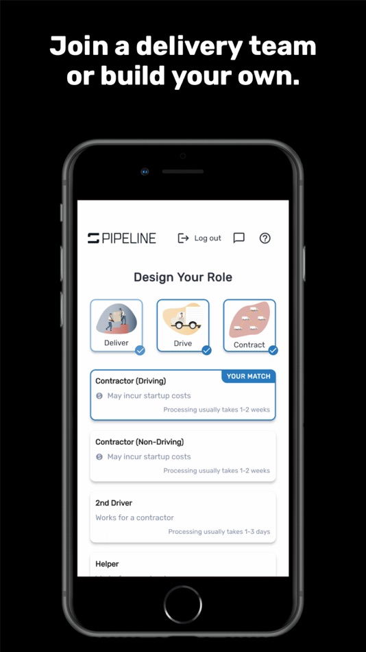 #2. Pipeline: Delivery Fast & Easy (iOS) 由: Insight Techco, LLC