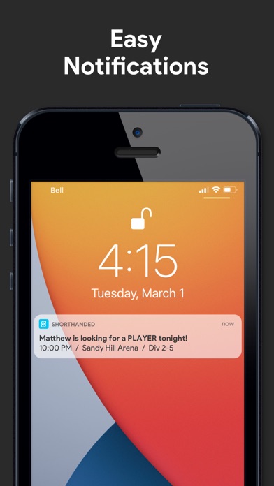 Shorthanded App Screenshot