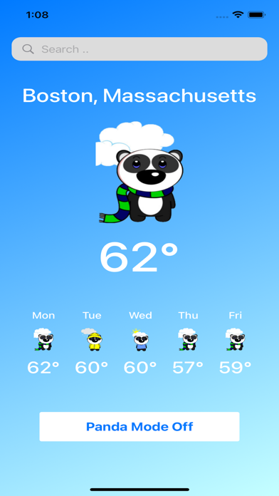 Basic Weather App Screenshot