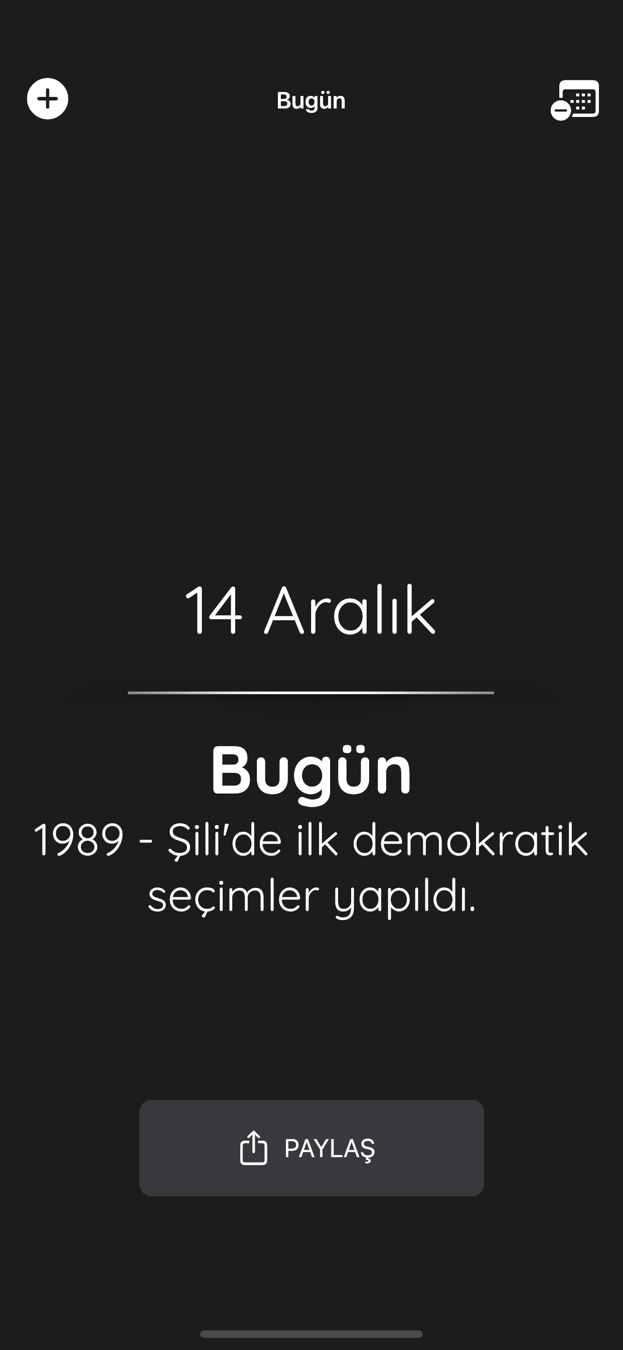 Bugün?