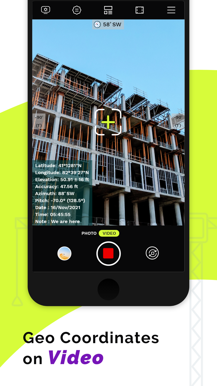 GPS Angular Camera App
