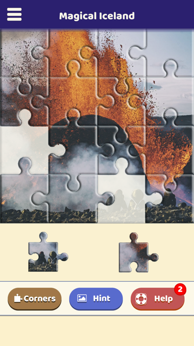 Magical Iceland Puzzle Screenshot