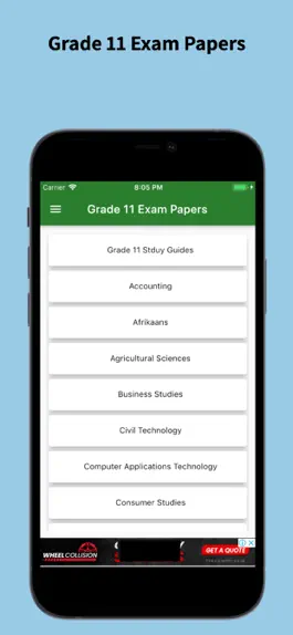 Game screenshot Grade 11 Exam Papers mod apk