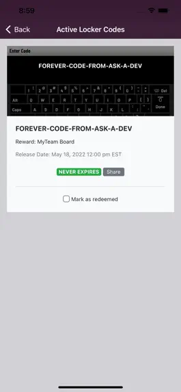 Game screenshot Locker Codes hack