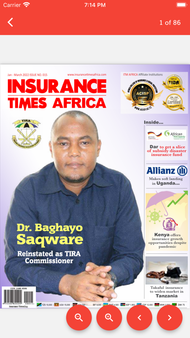 Insurance Times Africa Screenshot