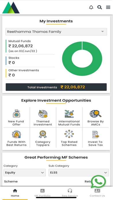 Mathew Finserv Screenshot