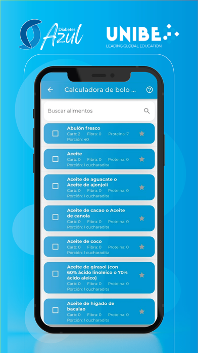 Diabetes Azul Screenshot