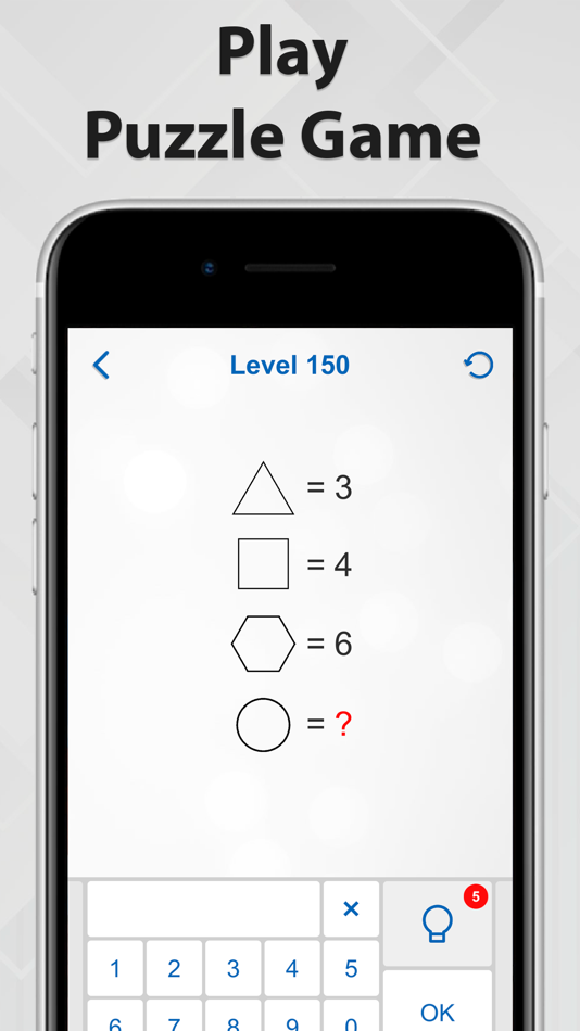 #5. Math Puzzles - Test Your Brain (iOS) 由: Serhii Kolisnyk