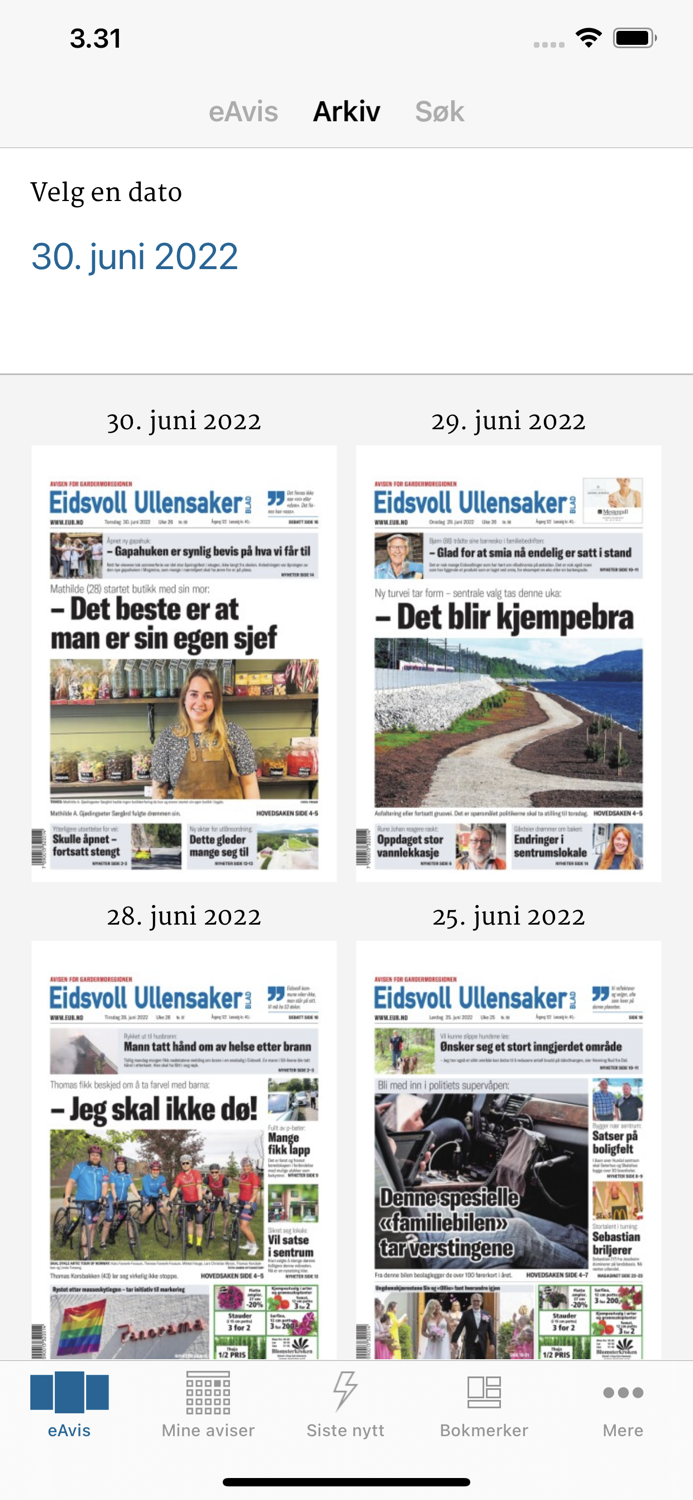 Eidsvoll Ullensaker Blad eAvis