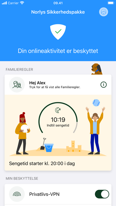 Norlys Sikkerhedspakke Screenshot