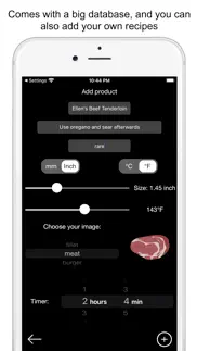 sous vide timing ruler iphone screenshot 3