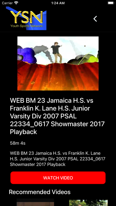 Youth Sports Network TV Screenshot
