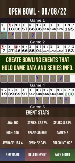 Game screenshot BowlSK - Bowling Score Keeper hack