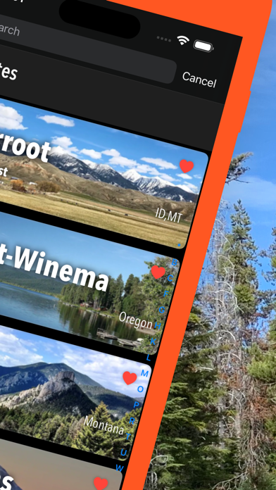Screenshot #2 pour National Forests Northwest