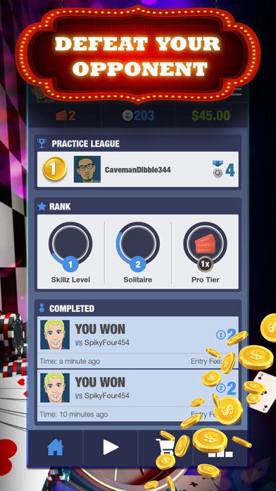 World Solitaire Cash Casino Screenshot