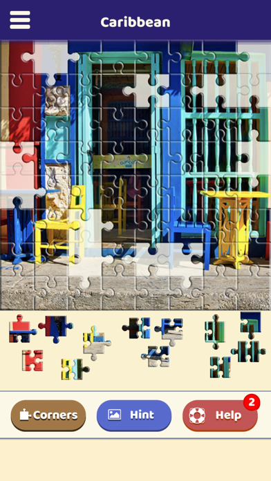 Caribbean Sightseeing Puzzle Screenshot